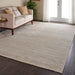 Nourison Weston WES01 White 10'x14' Textured Rug