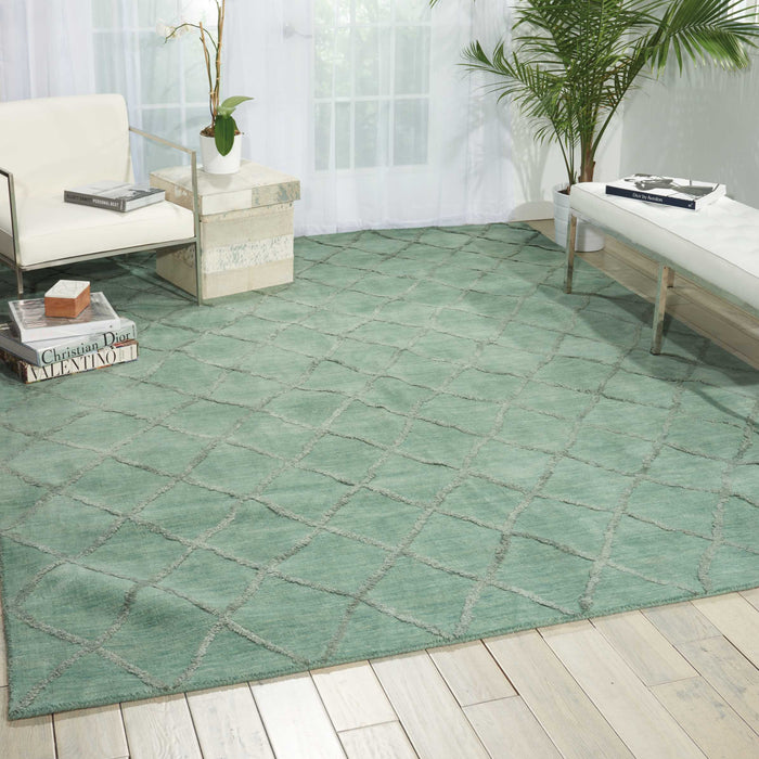 Nourison Lunette LNT01 Blue 5'x8'  Area Rug