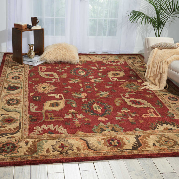 Nourison Tahoe TA08 Red 9'x12' Rug