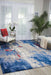 Nourison Twilight TWI20 Grey and Blue 12'x15' Oversized Rug