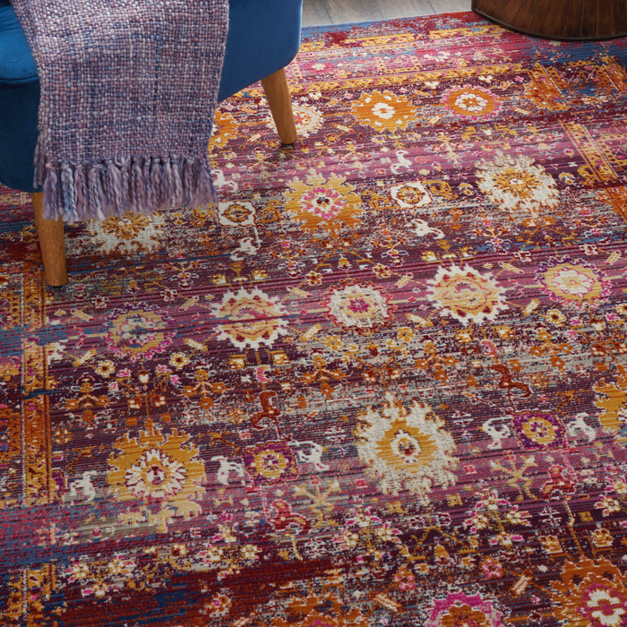 Nourison Vintage Kashan 5' x 7'  Boho  Area Rug