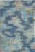 Nourison Symmetry SMM08 Slate Blue and Grey 4'x6' Area Rug