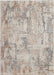 Nourison Rustic Textures RUS06 Beige and Grey 4'x6' Rustic Area Rug