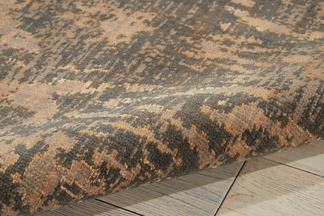 Nourison Silken Allure SLK17 Grey 5'x8' Area Rug
