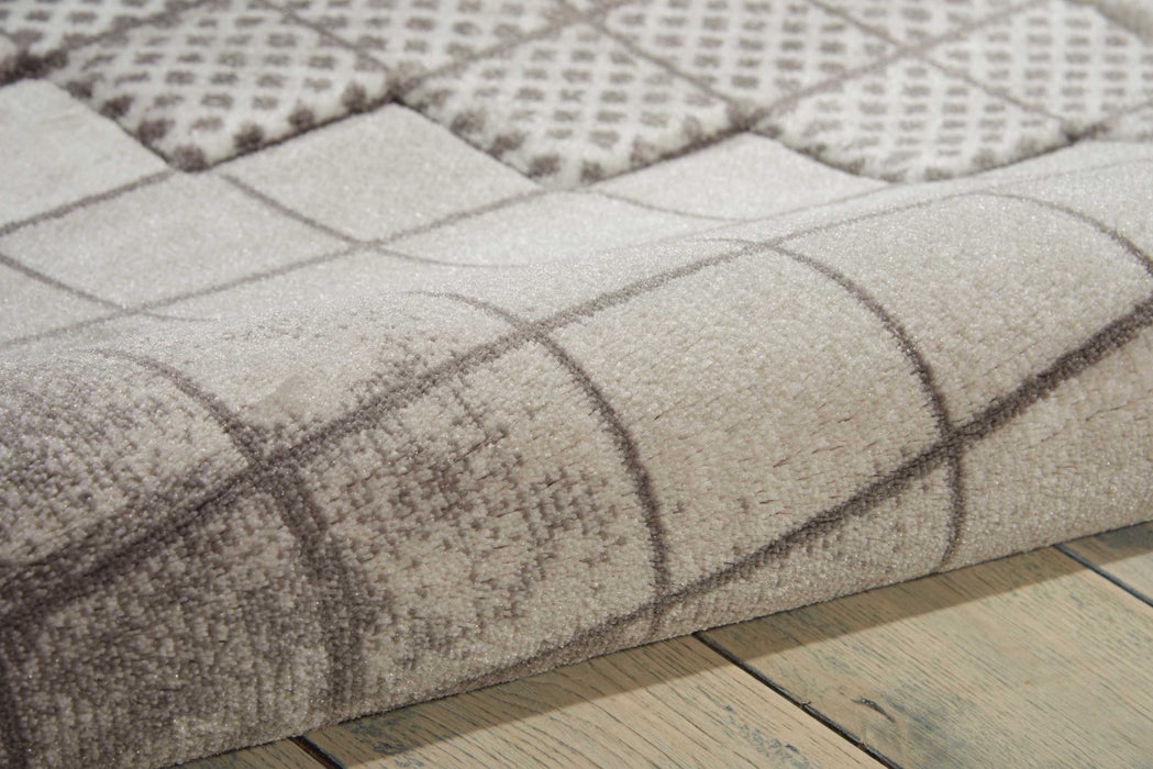 Nourison Soho SOH07 Grey 4'x6'  Area Rug