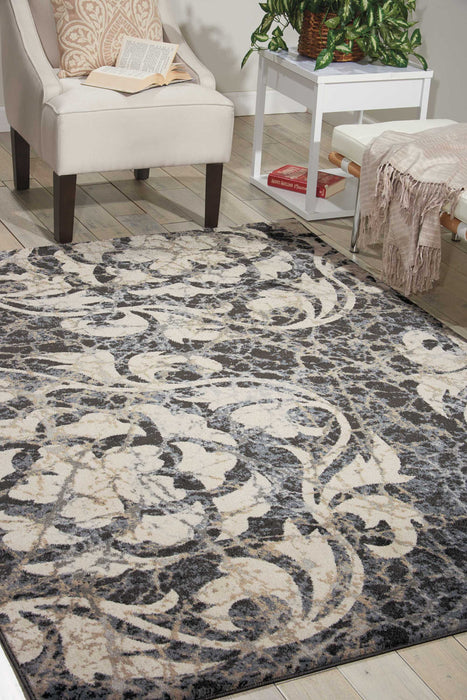 Nourison Maxell MAE10 Grey 8'x11' Oversized  Rug