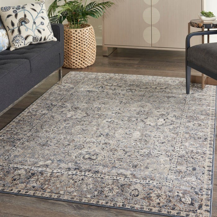 kathy ireland Home Malta MAI03 Grey 5'x8' Area Rug