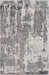 Nourison Prismatic 4'x6' Silver Grey Abstract Area Rug