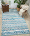 Nourison Kamala DS503 Blue and White 4'x6' Area Rug