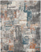 Nourison Tangra 8'x10' Grey Multi Area Rug