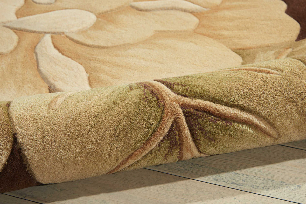 Nourison Tropics TS09 Brown 5'x8' Area Rug