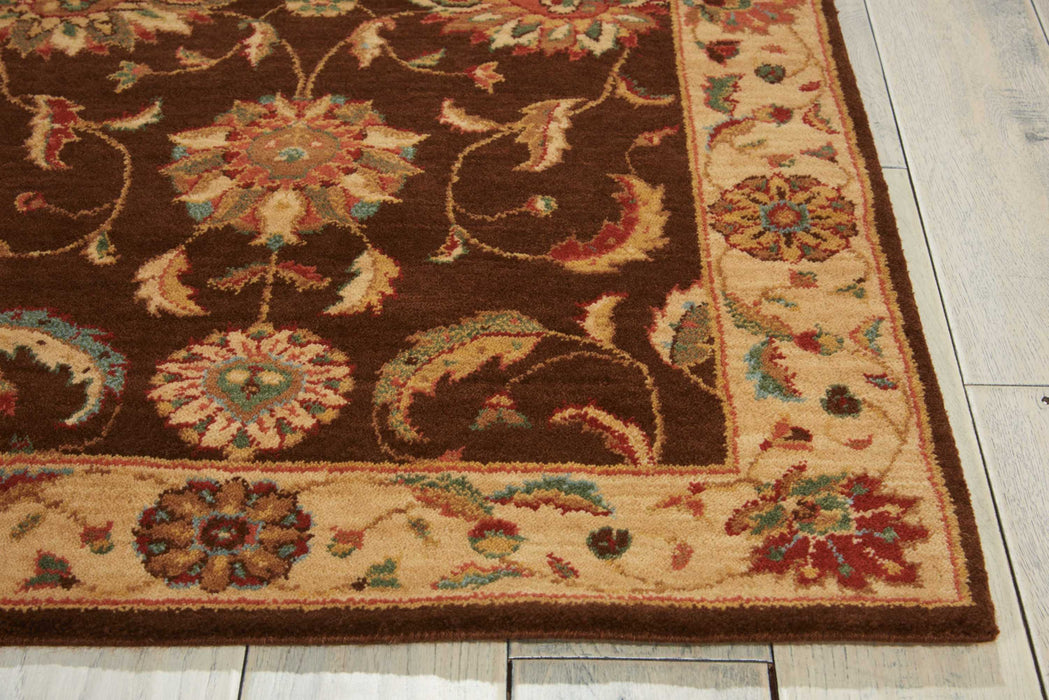 Nourison Living Treasures LI04 Brown 4'x6' Area Rug