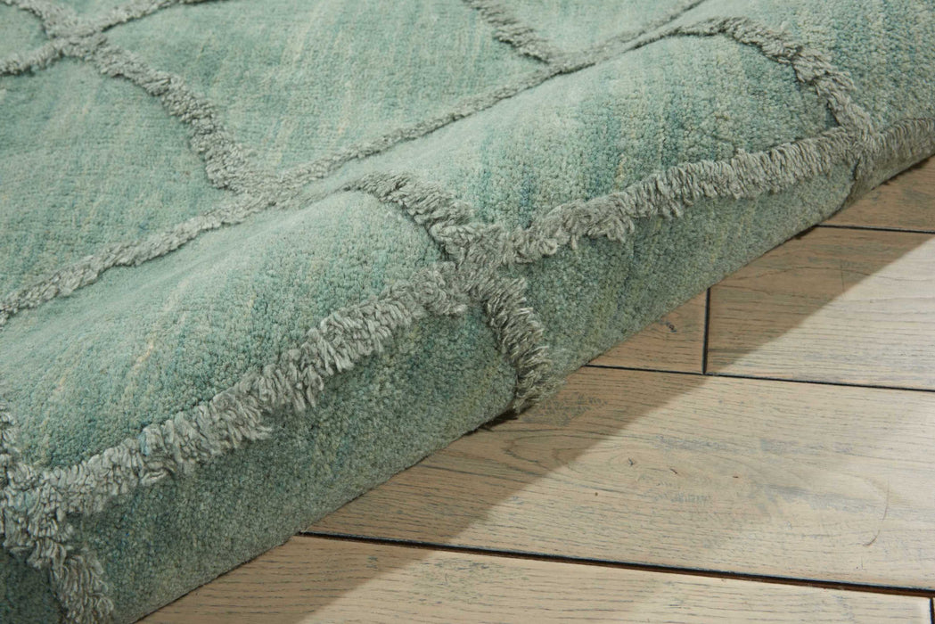 Nourison Lunette LNT01 Blue 8'x10'   Rug