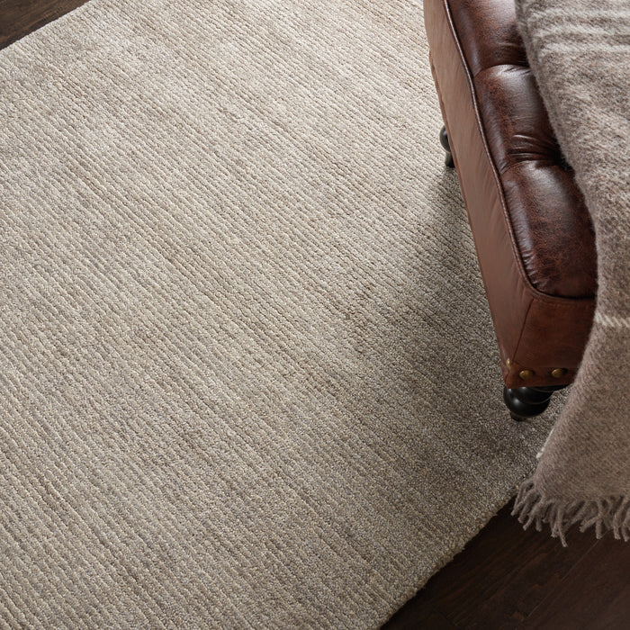 Nourison Weston WES01 Taupe 4'x6' Contemporary Area Rug