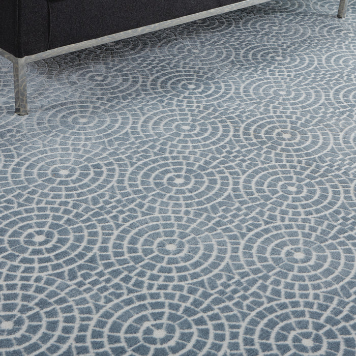 Nourison Urban Chic URC04 Blue 9'x12' Oversized  Rug