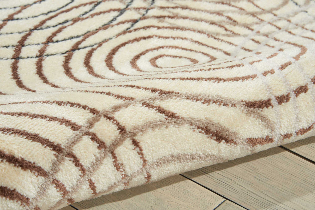 Nourison Studio STU03 White 8'x11'   Rug