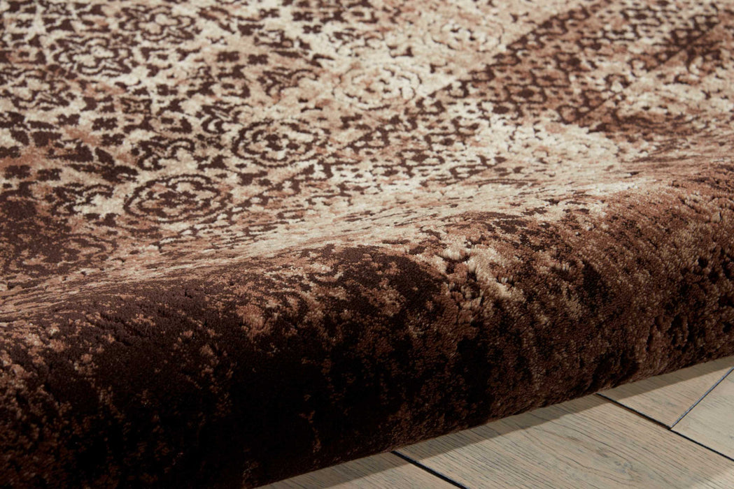 Nourison Karma KRM01 Brown 5'x7'  Area Rug