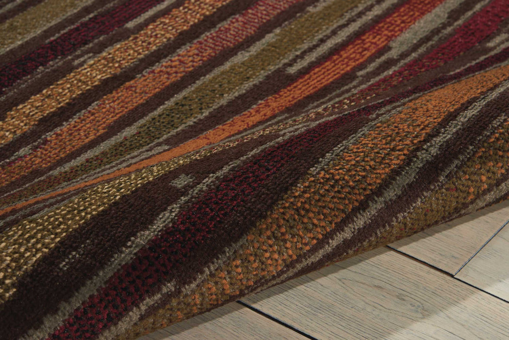 Nourison Paramount PAR15 Multicolor 5' Round  Area Rug