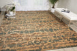 Nourison Silken Allure SLK10 Blue 5'x8' Area Rug