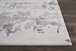 Nourison Prismatic 9'x12' Silver Grey Abstract Area Rug