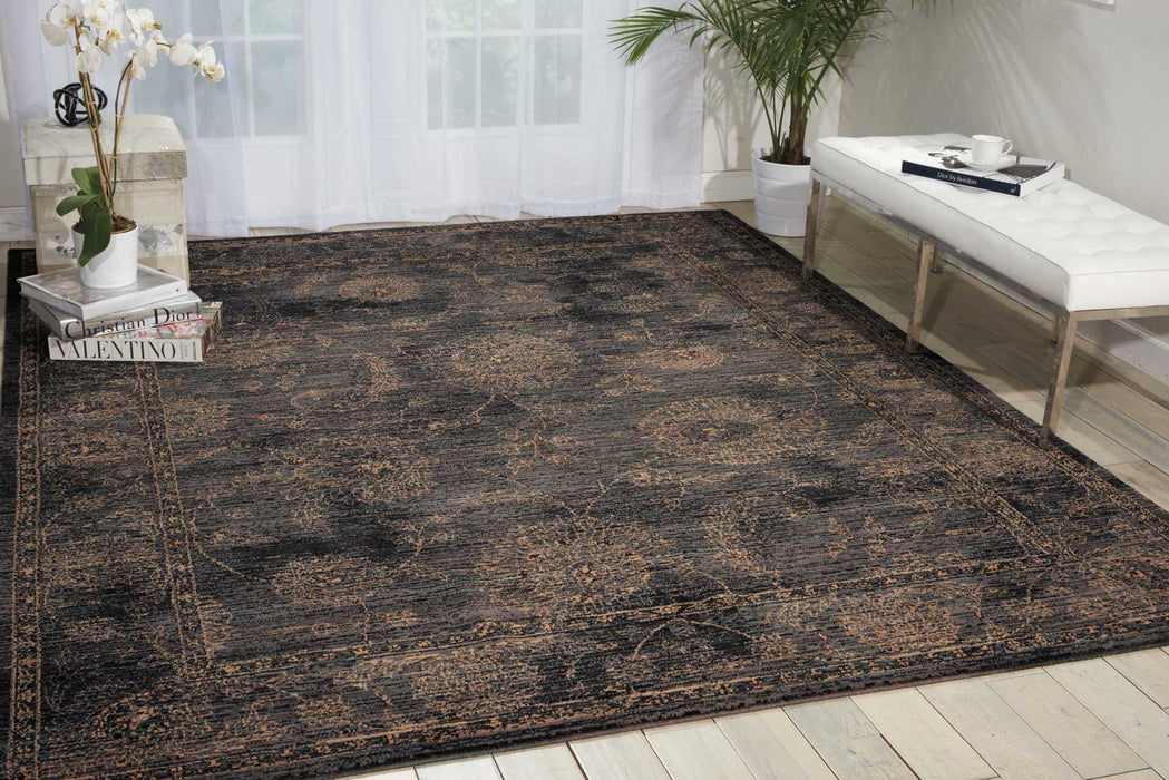 Nourison 2020 NR202 Charcoal 4'x6' Area Rug
