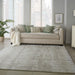 Nourison Symmetry SMM04 Ivory and Beige 9'x12' Oversized Textured Rug