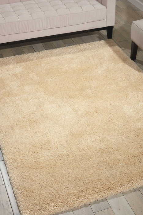 kathy ireland Home Yummy Shag YUM01 Beige 5'x7'  Area Rug