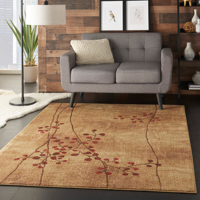 Nourison Somerset ST74 Brown 5'x8'  Area Rug